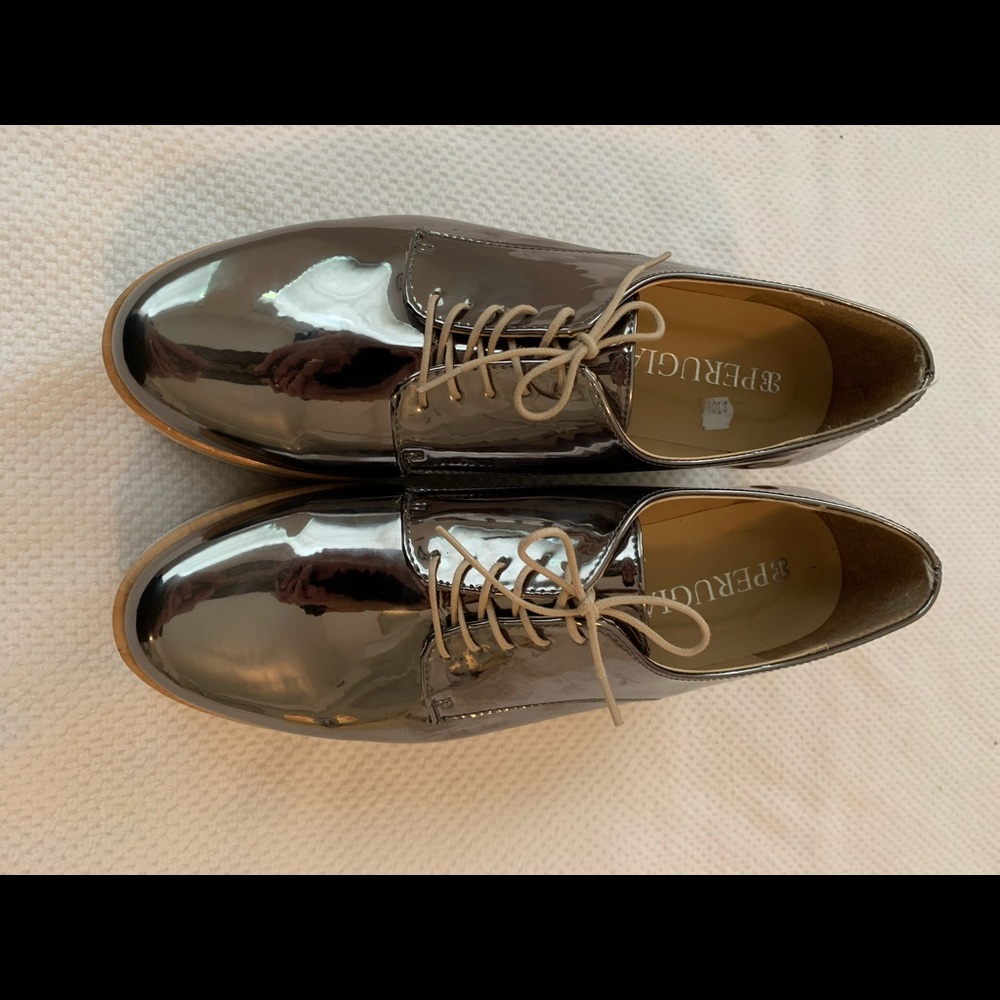 Platform Silver 👟 shoes